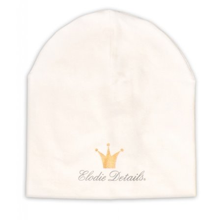 Elodie Details Lue Logo Beanie Vanilla White