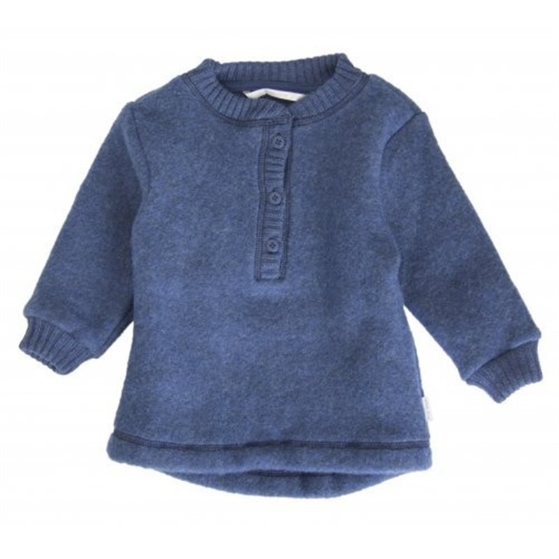 Mikk.line Baby Ull pullover Melange tahiti